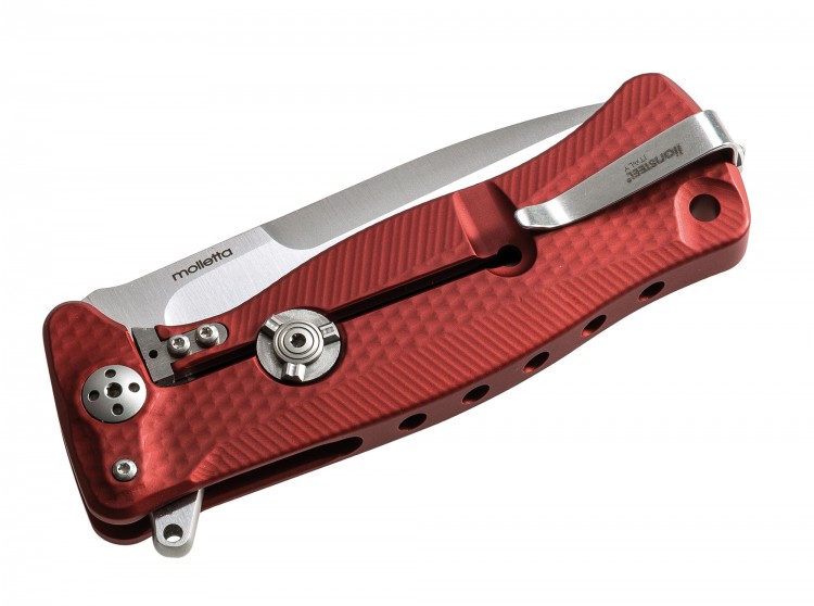 Складной нож Lionsteel SR-11 Aluminum satin folding knife red SR11ARS Складной нож Lionsteel SR-11 Aluminum satin folding knife red SR11ARS