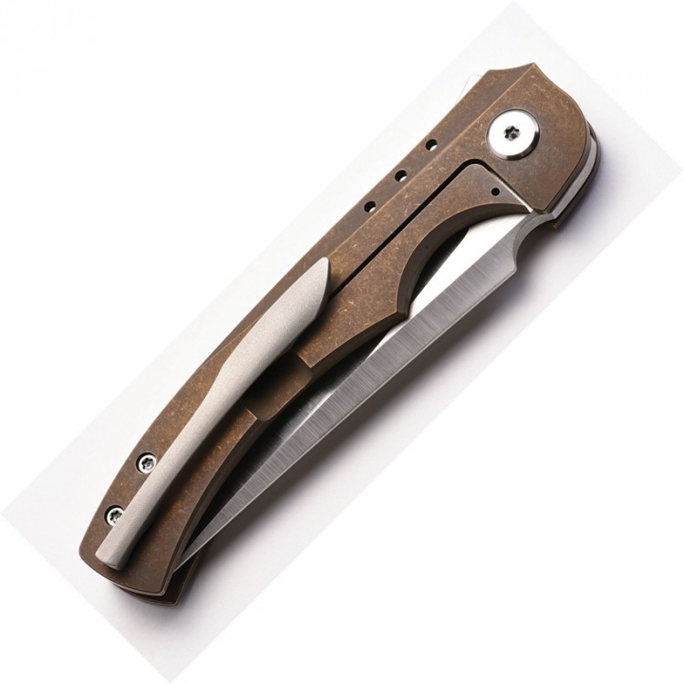 Cuchillo Alliance Designs Conquest  Bronzed Titanium  Cuchillo Alliance Designs Conquest  Bronzed Titanium
