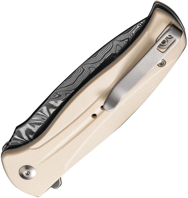 Cuchillo Cuchillo plegable | Navajas CIVIVI Incindie | Damascus | G10 Ivory Cuchillo Cuchillo plegable | Navajas CIVIVI Incindie | Damascus | G10 Ivory