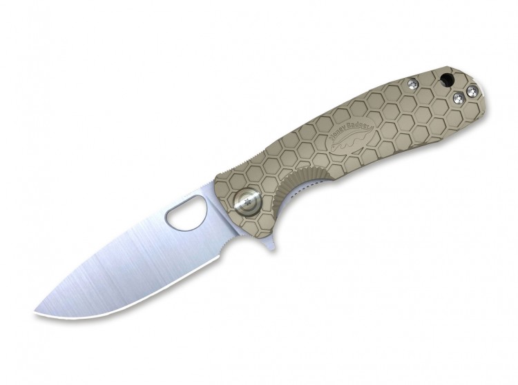 Складной нож Honey Badger Flipper Large folding knife, tan