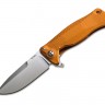 Складной нож Lionsteel SR-11 Aluminum satin folding knife orange SR11AOS
