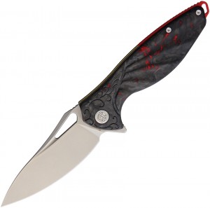 Rike Knives Hummingbird Plus Red CF 