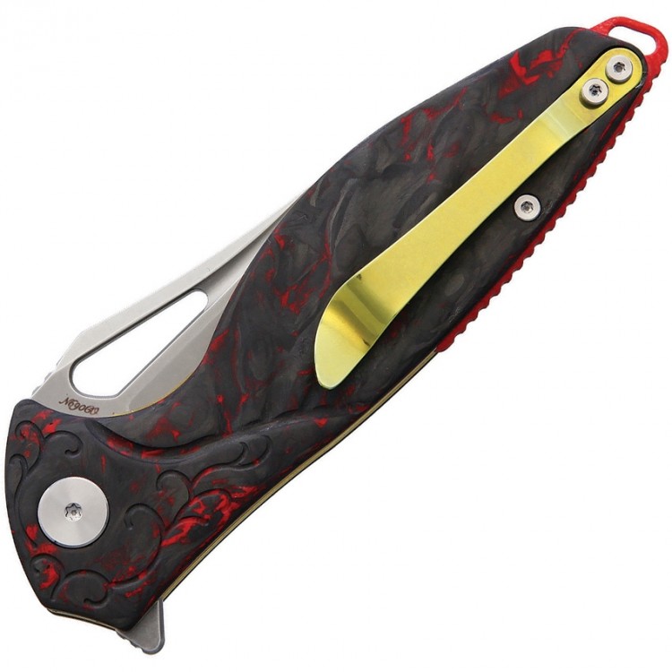 Rike Knives Hummingbird Plus Red CF 