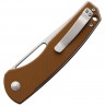 Kizer Cutlery Yukon folding knife brown