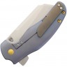 Kizer Cutlery C01E Titanium Framelock folding knife, blue