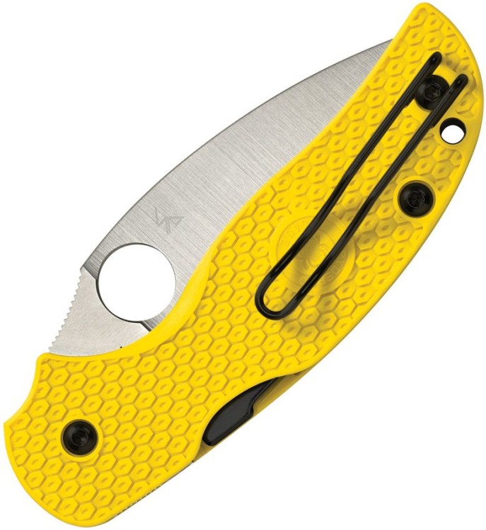 Cuchillo Cuchillo plegable | Navajas Spyderco Sage 5 Lightweight Salt | FRN Yellow | MagnaCut