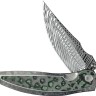 Cuchillo Cuchillo plegable | Navajas WE Knife Quinseris | Damascus Ti CF Jungle Wear