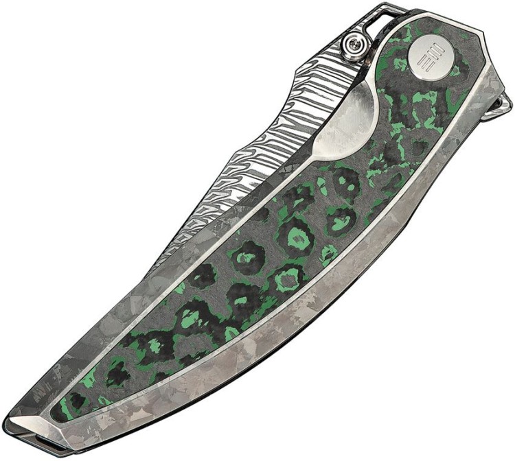 Cuchillo Cuchillo plegable | Navajas WE Knife Quinseris | Damascus Ti CF Jungle Wear Cuchillo Cuchillo plegable | Navajas WE Knife Quinseris | Damascus Ti CF Jungle Wear