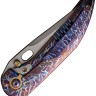 Cuchillo Cuchillo plegable | Navajas We Knife Attor | Framelock Flame