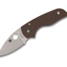 Spyderco Lil' Native | Brown G10 | CPM 15V | Sprint Run