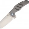 Kizer Cutlery C01E Titanium Framelock folding knife, gray
