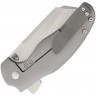Kizer Cutlery C01E Titanium Framelock folding knife, gray