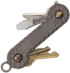 Ключница KeyBar Cratered, Titanium