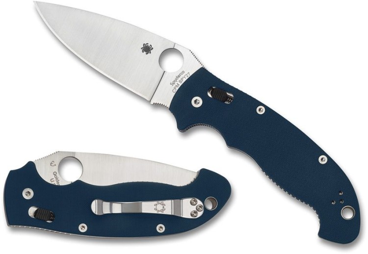 Taschenmesser Spyderco Manix 2 XL | Blue G10 | CPM-SPY27 Taschenmesser Spyderco Manix 2 XL | Blue G10 | CPM-SPY27
