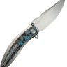 Taschenmesser WE Knife Quinseris M390 | Ti Arctic Storm CF
