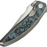 Taschenmesser WE Knife Quinseris M390 | Ti Arctic Storm CF