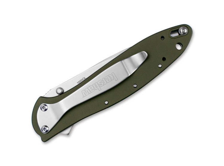Cuchillo Cuchillo plegable | Navajas Kershaw Leek | Olive