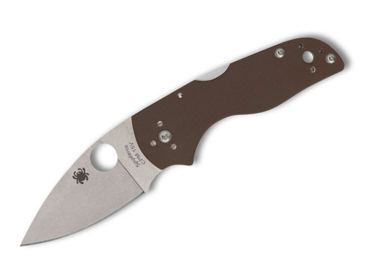Складной нож Spyderco Lil' Native Mid | Brown G10 | CPM 15V | Sprint Run