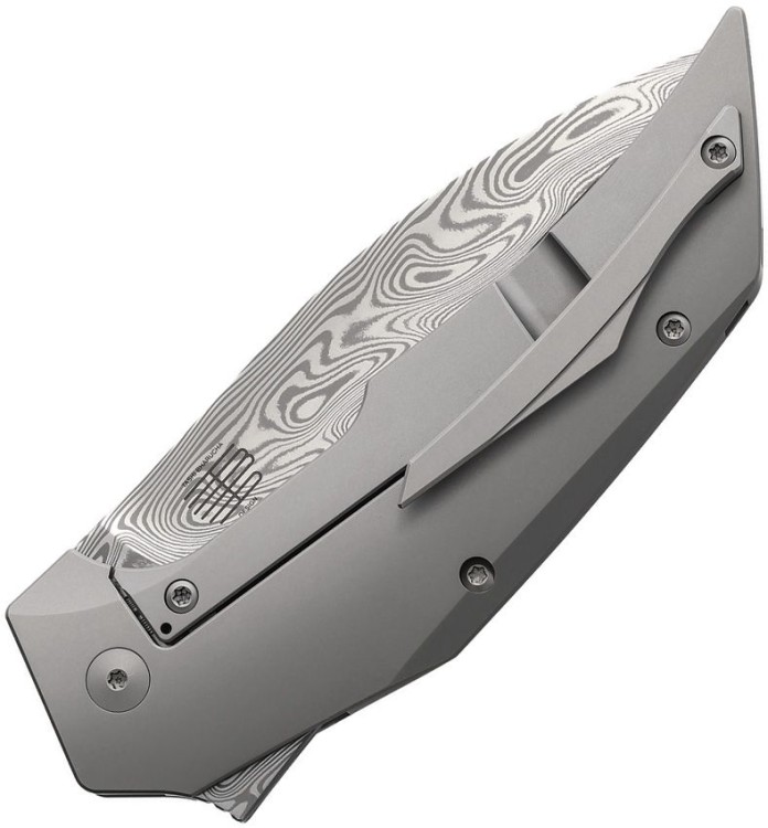 Cuchillo Cuchillo plegable | Navajas Reate Knives T4000 Damascus CF