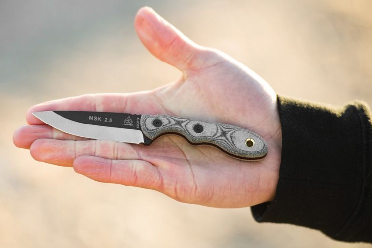 Нож TOPS Mini Scandi Knife Micarta, зелёный MSKBLM