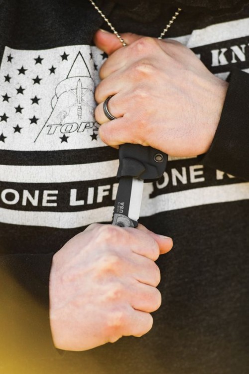 Нож TOPS Mini Scandi Knife Micarta, зелёный MSKBLM