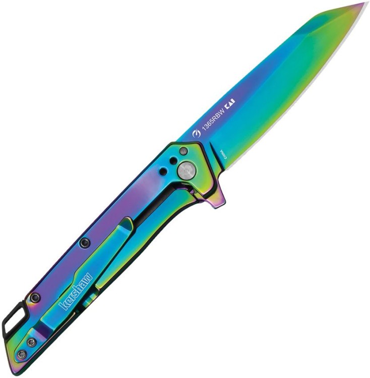 Cuchillo Cuchillo plegable | Navajas Kershaw Misdirect | Framelock Rainbow Cuchillo Cuchillo plegable | Navajas Kershaw Misdirect | Framelock Rainbow