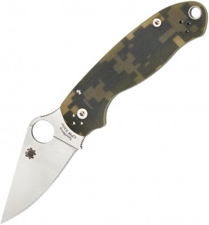 Cuchillo plegable Spyderco Para 3 camo folding knife C223GPCMO