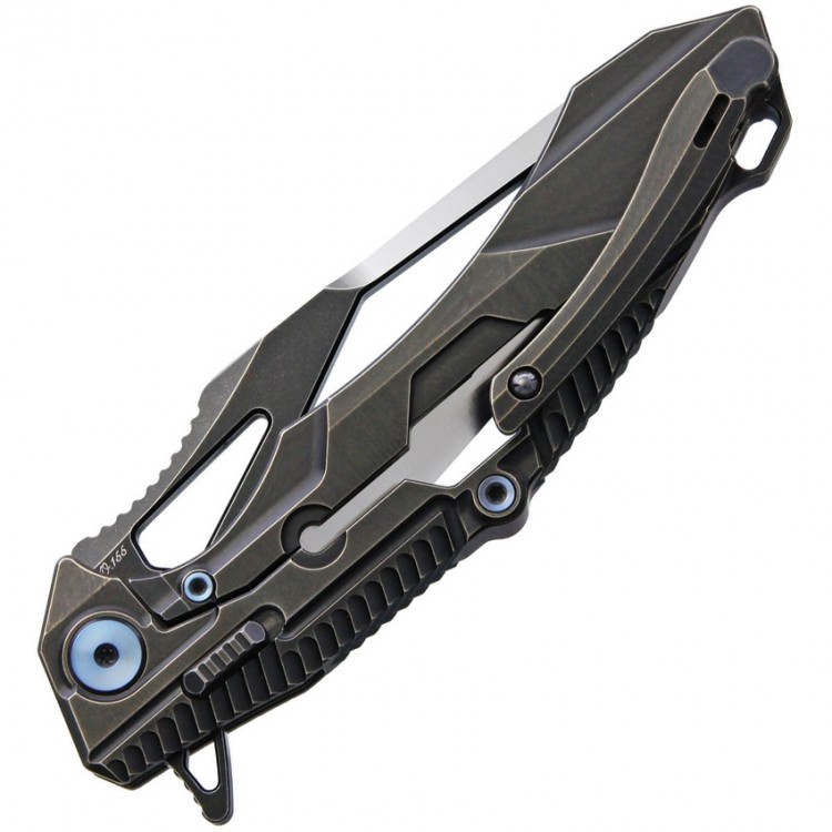 Taschenmesser Rike Knives M1 Framelock Stonewash black Taschenmesser Rike Knives M1 Framelock Stonewash black