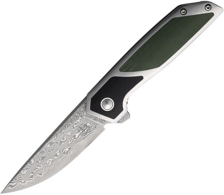 Taschenmesser Begg Knives Diamici | Linerlock Damascus