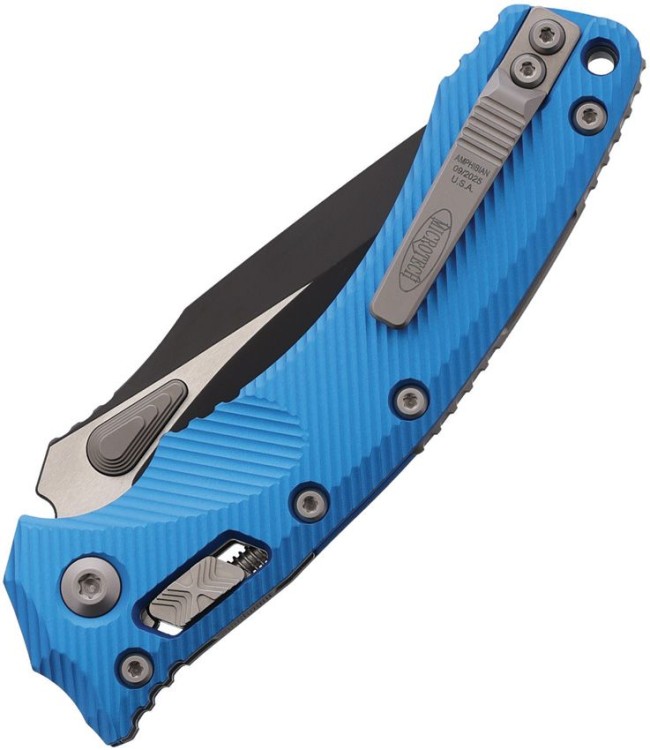 Microtech Amphibian | S/E Ram-Lok Blue | M390MK 