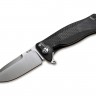 Складной нож Lionsteel SR-22 Aluminum Satin folding knife black SR22ABS