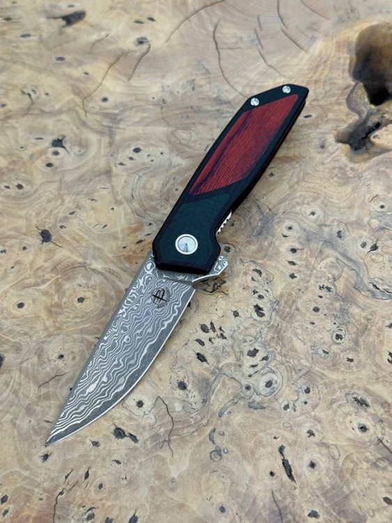 Складной нож Begg Knives Diamici | Linerlock Damascus