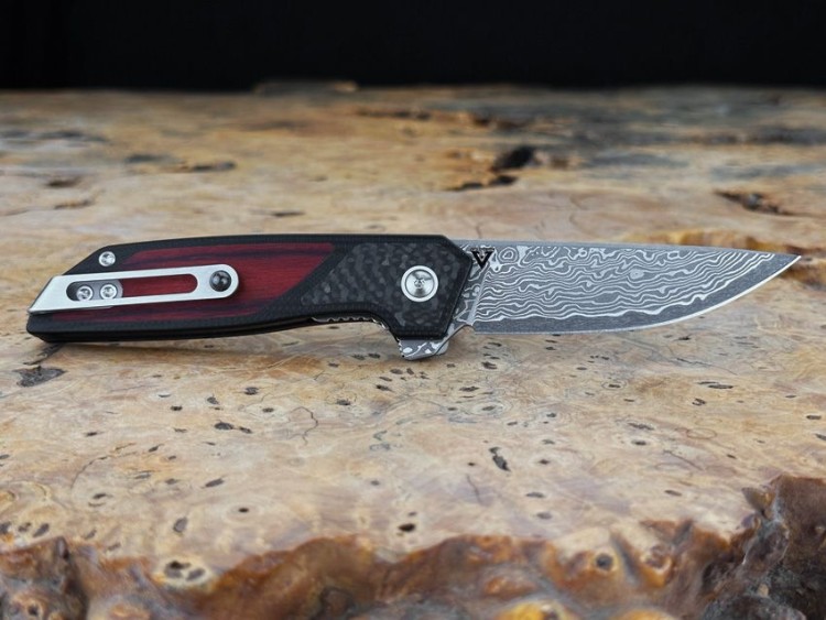 Складной нож Begg Knives Diamici | Linerlock Damascus