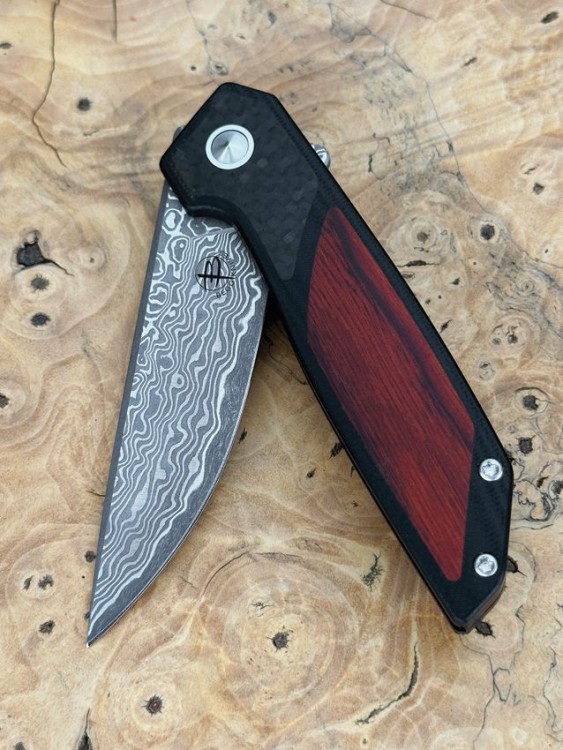 Складной нож Begg Knives Diamici | Linerlock Damascus