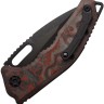 Taschenmesser Heretic Knives Auto Medusa | Red Camo | MagnaCut
