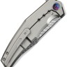Taschenmesser WE Knife Kyklos | Damascus | Gray Titanium Taschenmesser WE Knife Kyklos | Damascus | Gray Titanium