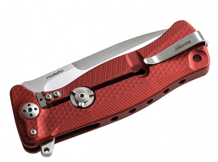 Cuchillo Cuchillo plegable Lionsteel SR-22 Aluminum Satin folding knife red SR22ARS Cuchillo Cuchillo plegable Lionsteel SR-22 Aluminum Satin folding knife red SR22ARS