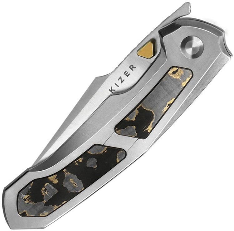 Cuchillo Cuchillo plegable | Navajas Kizer Cutlery Feweed | Gold Camo Cuchillo Cuchillo plegable | Navajas Kizer Cutlery Feweed | Gold Camo