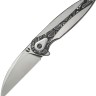 Taschenmesser WE Knife Zenthra | M390 | Titanium Gray Alumium Foil CF Stonewash Taschenmesser WE Knife Zenthra | M390 | Titanium Gray Alumium Foil CF Stonewash