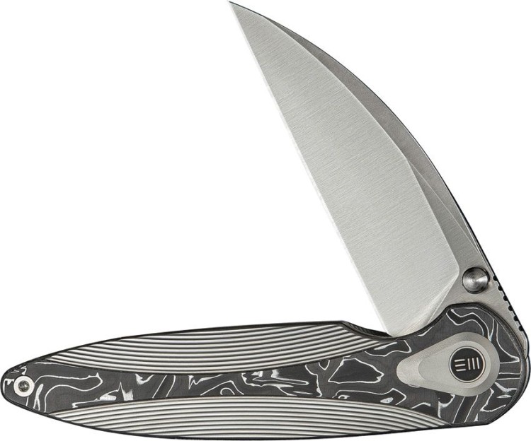 Taschenmesser WE Knife Zenthra | M390 | Titanium Gray Alumium Foil CF Stonewash Taschenmesser WE Knife Zenthra | M390 | Titanium Gray Alumium Foil CF Stonewash