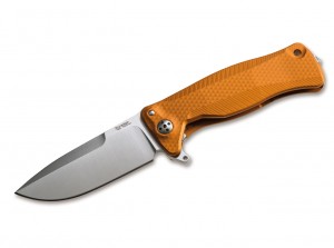 Lionsteel SR-22 Aluminum Satin folding knife orange SR22AOS