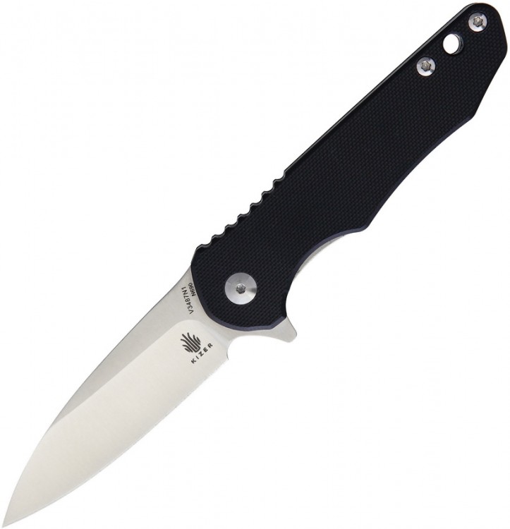 Kizer Cutlery Barbosa Linerlock, Black folding knife