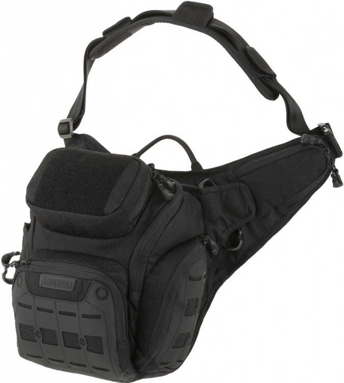 Плечевая сумка Maxpedition AGR Wolfspur v2.0 Crossbody чёрный WLF2BLK 