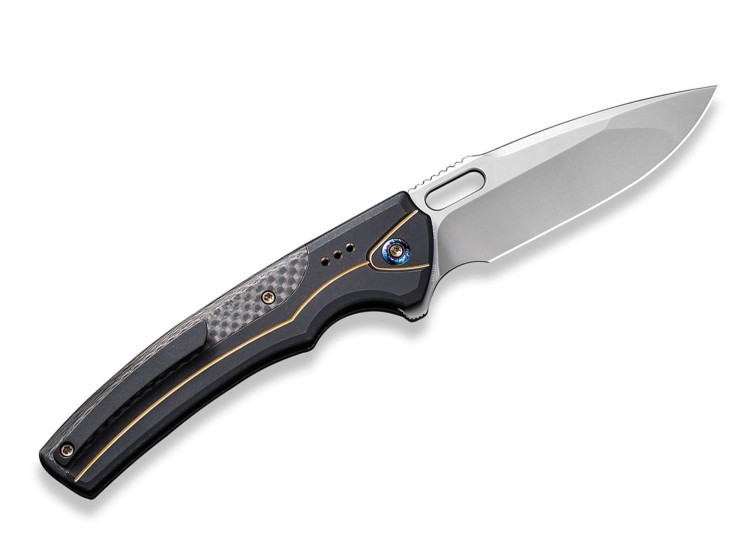 Cuchillo WE Knife Exciton Titanium CF Black & Gold Ltd Cuchillo WE Knife Exciton Titanium CF Black & Gold Ltd