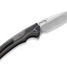 Cuchillo WE Knife Exciton Titanium CF Black & Gold Ltd