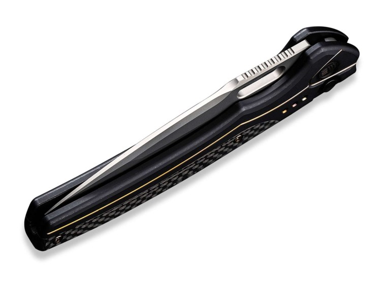 Cuchillo WE Knife Exciton Titanium CF Black & Gold Ltd Cuchillo WE Knife Exciton Titanium CF Black & Gold Ltd