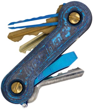Ключница KeyBar Camo CF Blue 