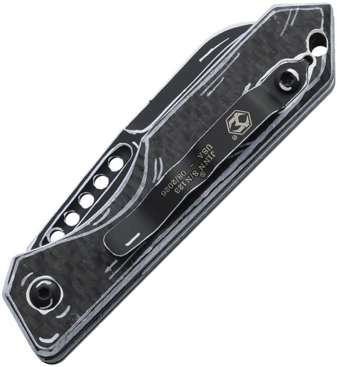 Heretic Jinn Knives |  Glow carbon | MagnaCut  