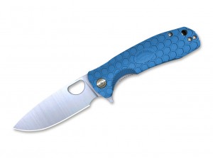 Honey Badger Flipper Large D2 folding knife, blue