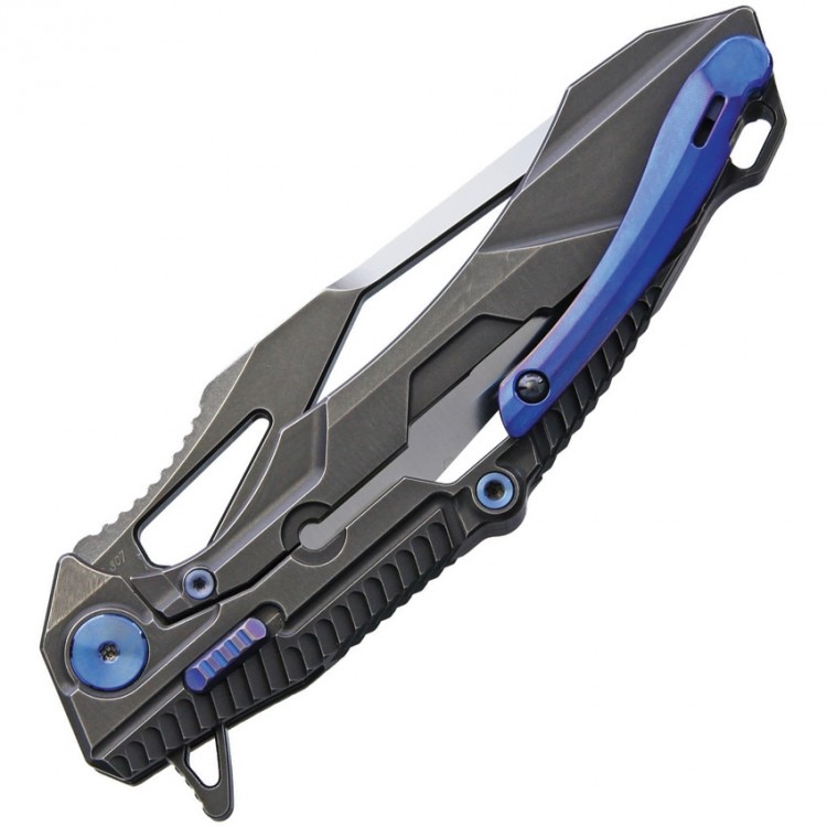 Taschenmesser Rike Knives M1 Framelock Stonewash dark gray Taschenmesser Rike Knives M1 Framelock Stonewash dark gray